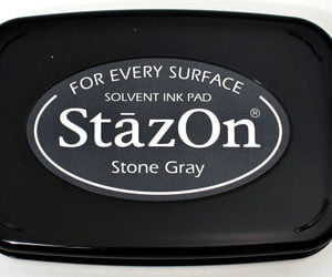 StazOn® Jet Black Solvent Ink Pad