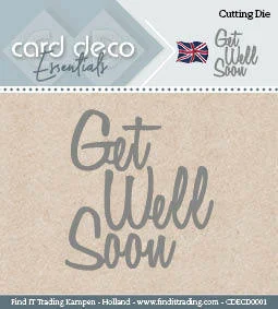 Get Well Soon Craft Die - Riverside Crafts