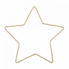 25cm Gold Metal Star Shape - Riverside Crafts
