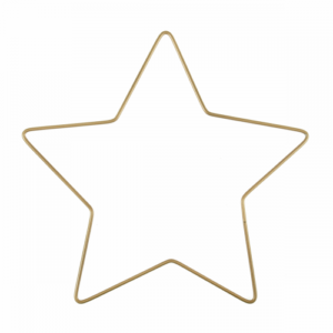 Gold Metal Shape - Star