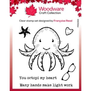 woodware stamp octavia octopus - Riverside Crafts