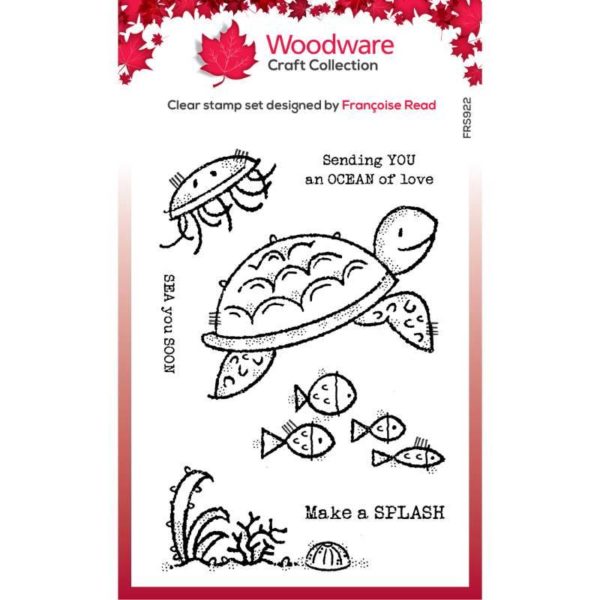 woodware stamp sea turtle - Riverside Crafts
