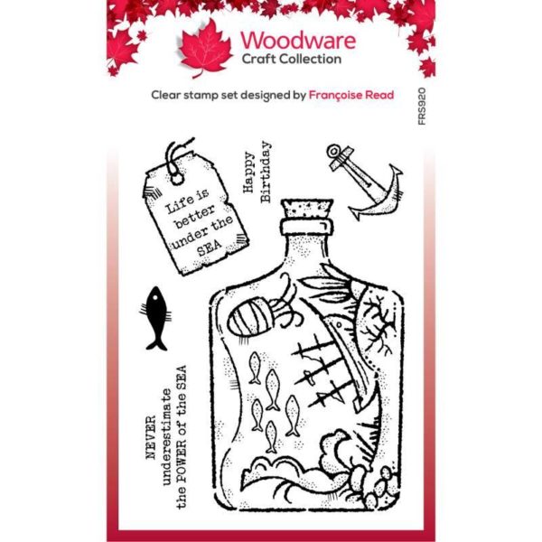 woodware stamp shipwreck bottle - Riverside Crafts