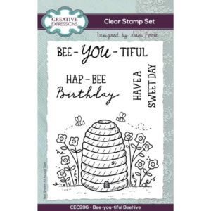 Bee-you-tiful Beehive Stamp - Riverside Crafts