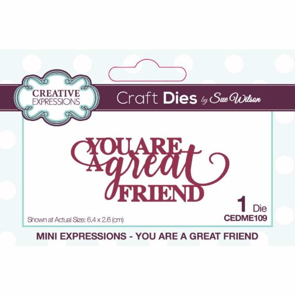 Great Friend Craft Die - Riverside Crafts