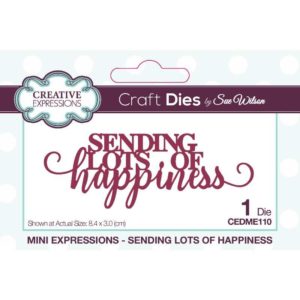 Sending Happiness Craft Die - Riverside Crafts