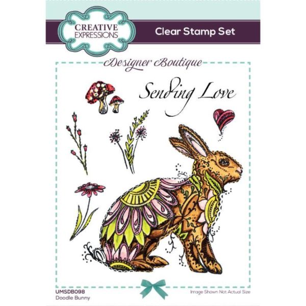 Doodle Bunny Stamp Set - Riverside Crafts