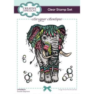 Doodle Elephant Stamp Set - riverside crafts