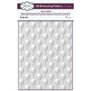 Creative Expressions Balloons Embossing Folder - Riverside Crafts