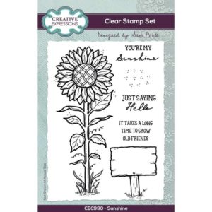 Sunshine Sunflower Stamp Set - Riverside Crafts