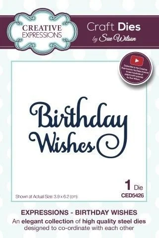 Creative Expressions Birthday Die - Riverside Crafts