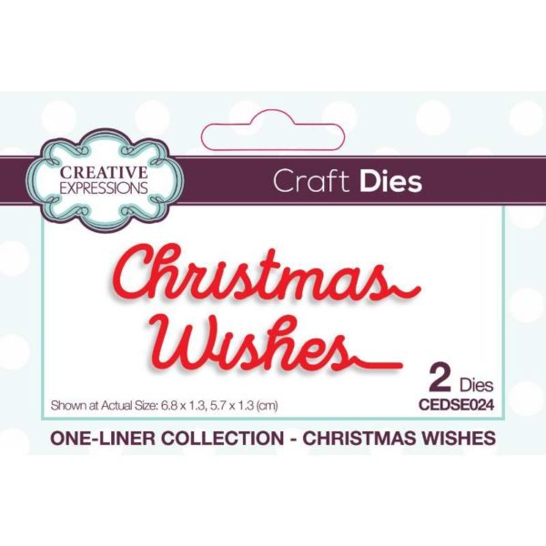 Christmas Wishes Craft Die - Riverside Crafts