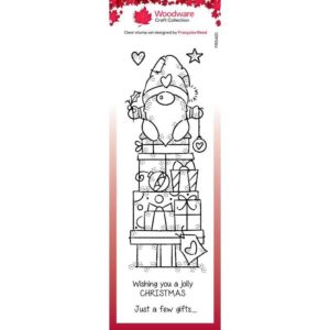 Woodware Gnome Gifts Stamp - Riverside Crafts