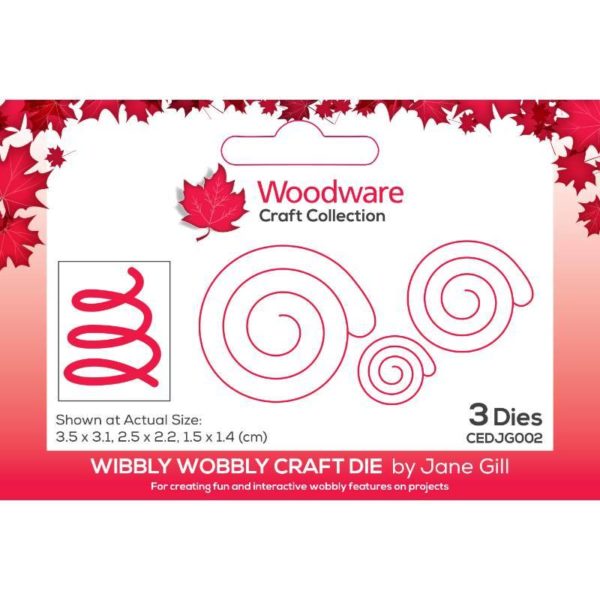Woodware Wibbly Wobbly Die - Riverside Crafts