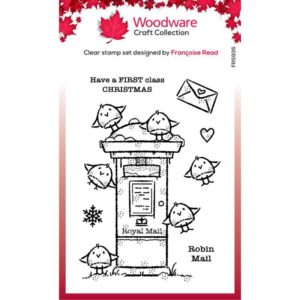 Woodware Robin Post Stamp - riverside Crafts