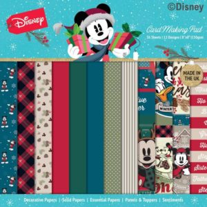 Mickey & Minnie Mouse Christmas Card Making Pad - Riverside Crafts