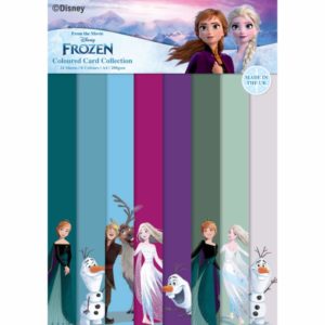Frozen Christmas Coloured Card A4 Pack - Riverside Crafts