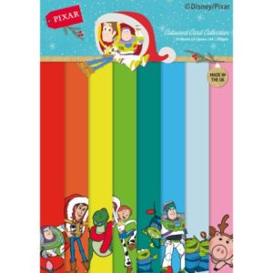 Toy Story Christmas Coloured Card A4 Pack - Riverside Crafts
