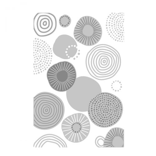 Sizzix Embossing Folder Abstract Rounds - riverside crafts