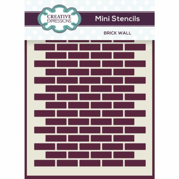 Mini Brick Wall Stencil - Riverside Crafts