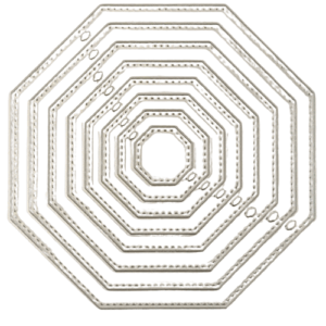 Octagonal Dotty Nesting Die - Riverside Crafts