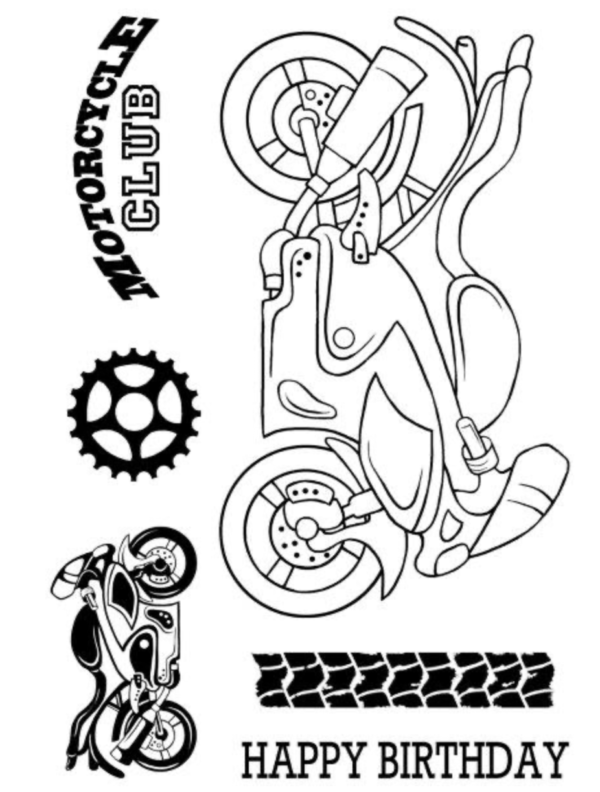 Woodware Boy Racer Stamp - Riverside Crafts