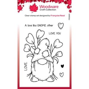 Woodware Love Gnome Stamp - Riverside Crafts