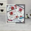 Woodware Love Squares Stamp - Riverside Crafts