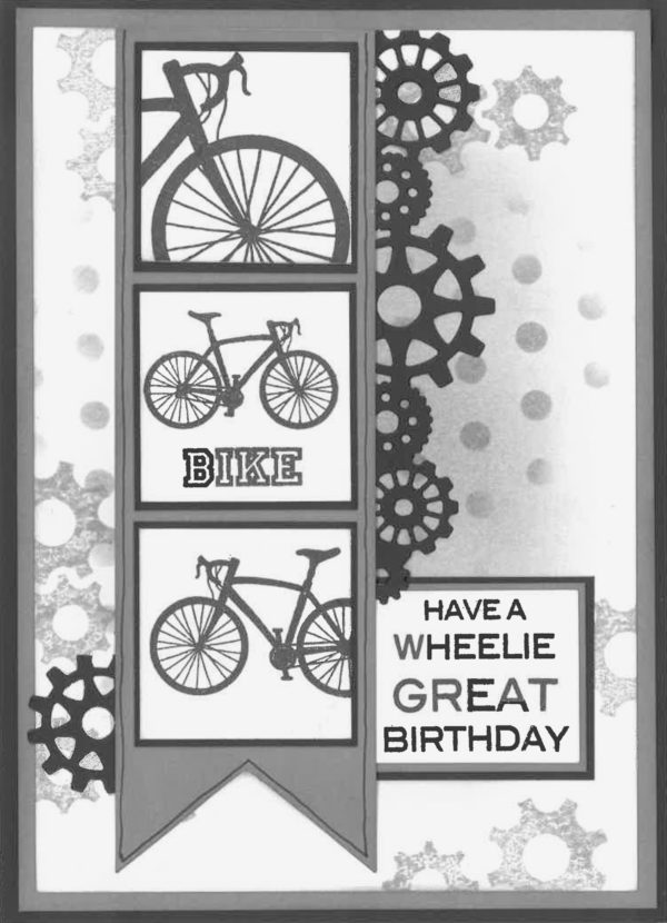 Woodware On Your Bike Stamp - Riverside Crafts