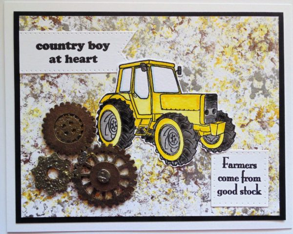 Woodware Tractor Stamp - Riverside Crafts