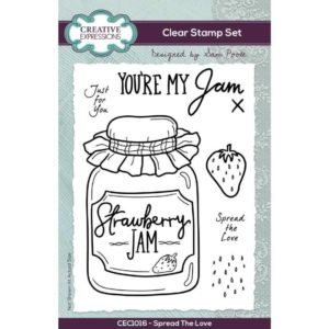 Creative Expressions Spread the Love Stamp - Riverside Crafts