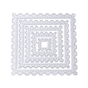 Square Scallop Nesting Craft Die - Riverside Crafts