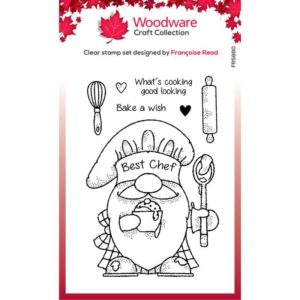 Woodware Gnome Chef Stamp - Riverside Crafts