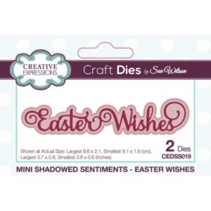 Mini Easter Wishes Craft Die - Riverside Crafts