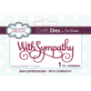 With Sympathy Craft Die Riverside Crafts