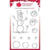 Woodware Bubble Snowmen Stamp JGS850 Riverside Crafts
