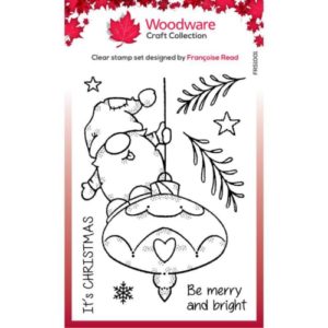 Woodware Funtime Gnome Stamp Riverside Crafts