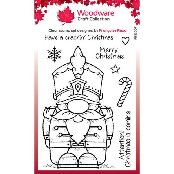 Woodware Nutcracker Gnome Stamp Riverside Crafts