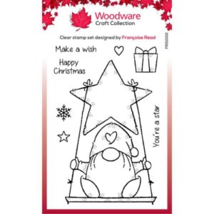 Woodware Star Gnome Stamp Riverside Crafts
