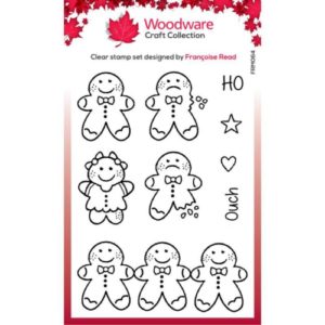 Woodware Tiny Gingerbread Stamp Riverside Crafts