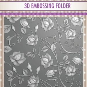 Roses Embossing Folder EF3D011 Riverside Crafts