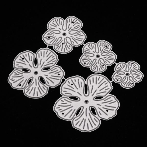 Textured Layered Flower Craft Die RCD126 Riverside Crafts