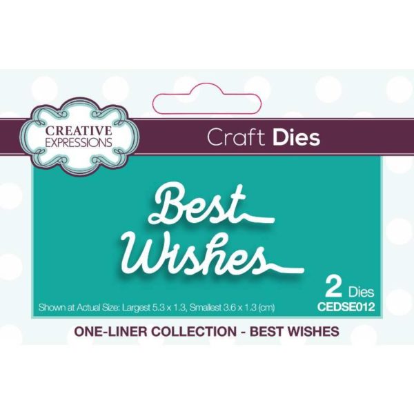 Best Wishes Craft Die