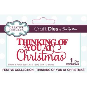 Thinking of You at Christmas Craft Die