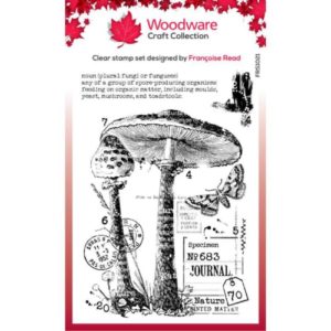 Woodware Vintage Fungi Stamp - Riverside Crafts