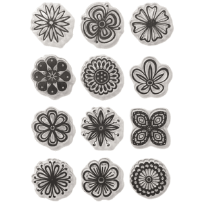 Small Flower Stamp Set - Riverside Crafts