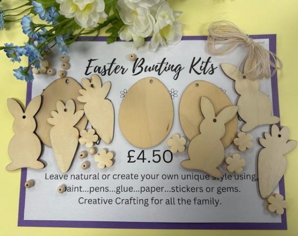 Wooden Easter Bunting - Riverside Crafts