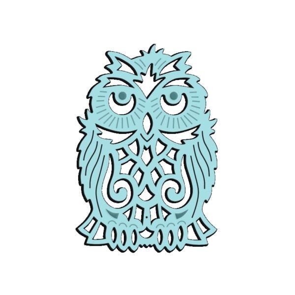 Wise Owl Craft Die - Riverside Crafts