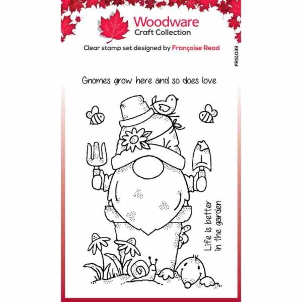 Woodware the Gardener Stamp Set - Riverside Crafts