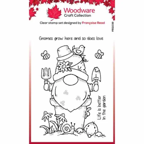 Woodware the Gardener Stamp Set - Riverside Crafts